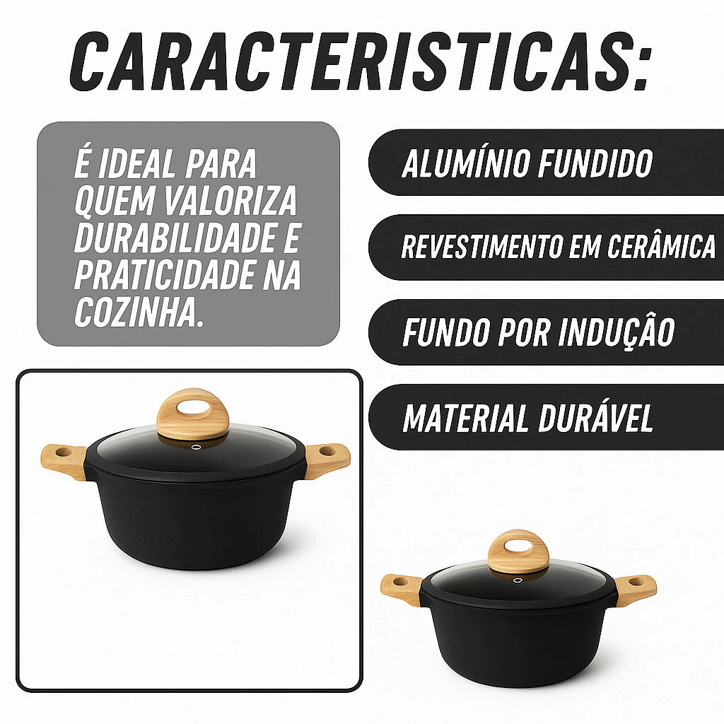 5-Piece Ceramic Nonstick Cookware Set — Dulune