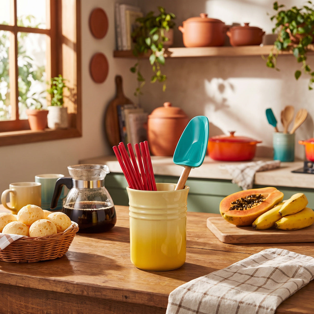 Ceramic Cutlery and Utensil Holder — Dulune