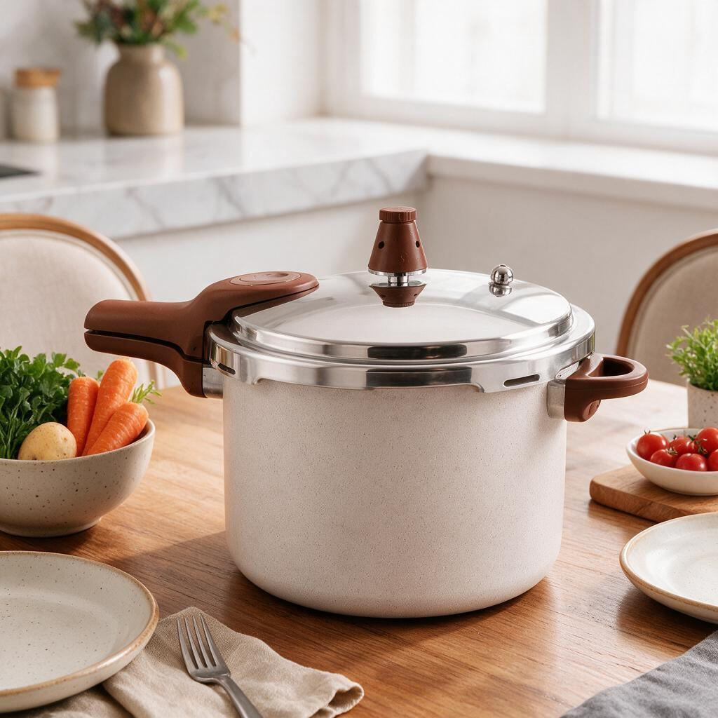 Ceramic Nonstick Pressure Cooker, 4.4 qt — Dulune