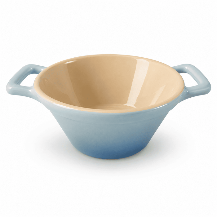 Ceramic Soup Bowl with Two Handles