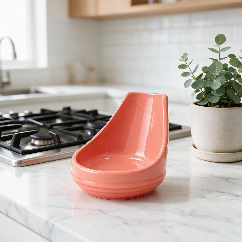 Ceramic Spoon Rest and Lid Holder for Kitchen — Dulune