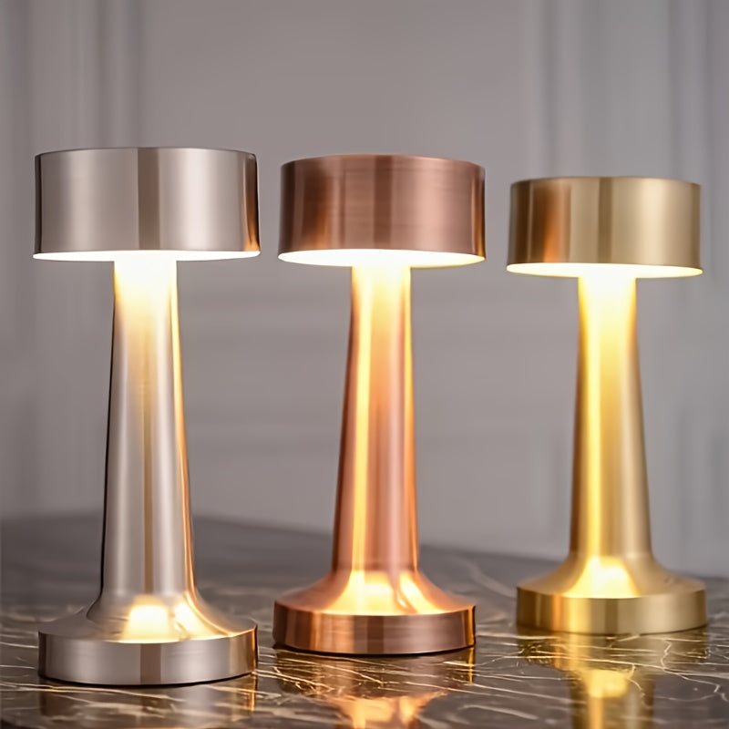 Gold Metal Touch Control Table Lamp — Dulune