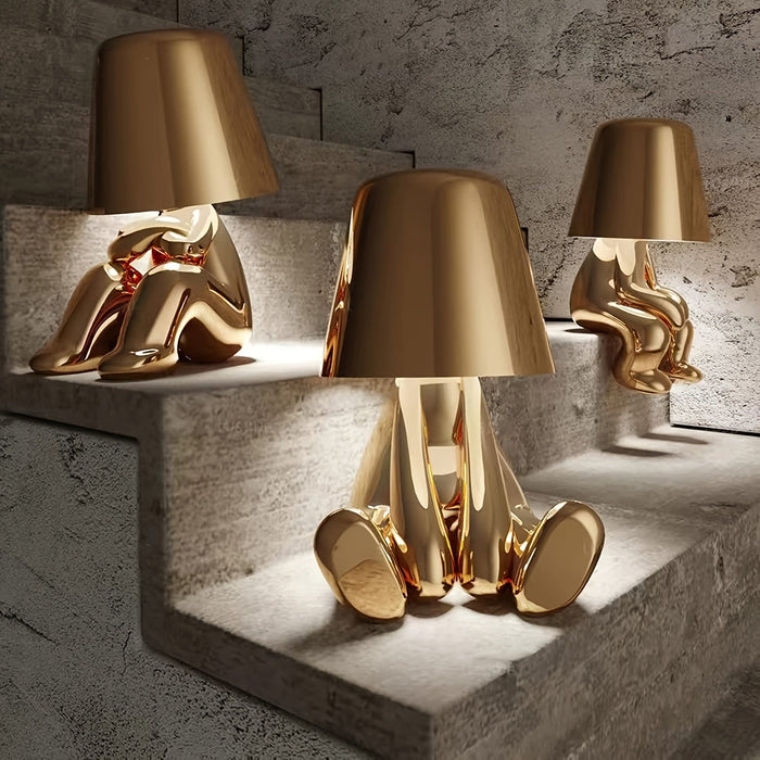 Gold Thinker LED Table Lamp