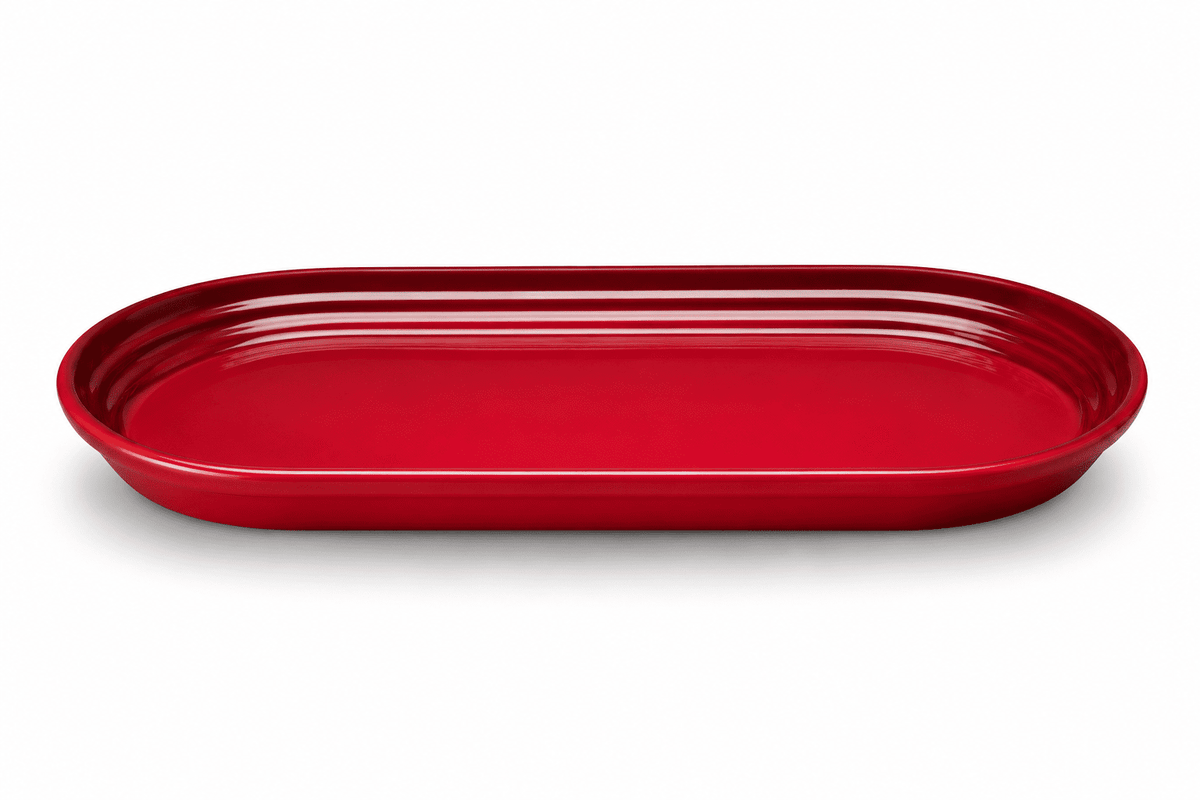 Handmade Ceramic Oval Serving Platter — Dulune