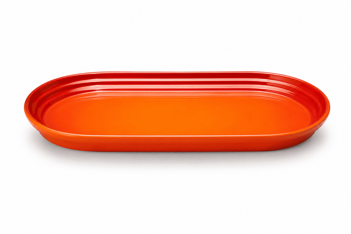 Handmade Ceramic Oval Serving Platter — Dulune