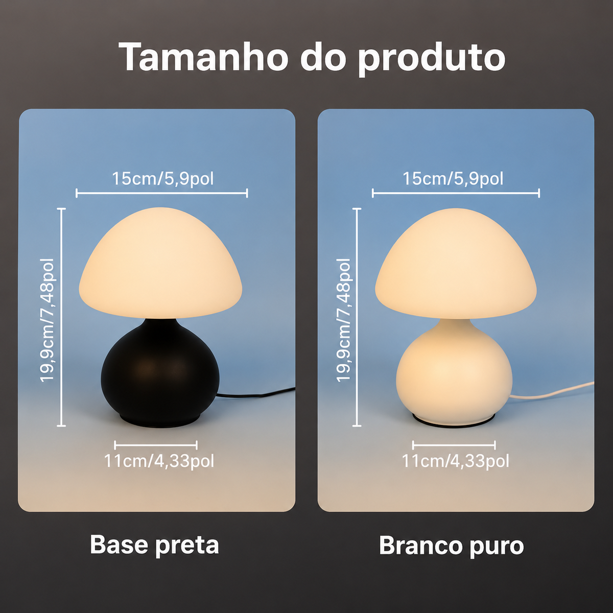 Mushroom LED Table Lamp — Dulune