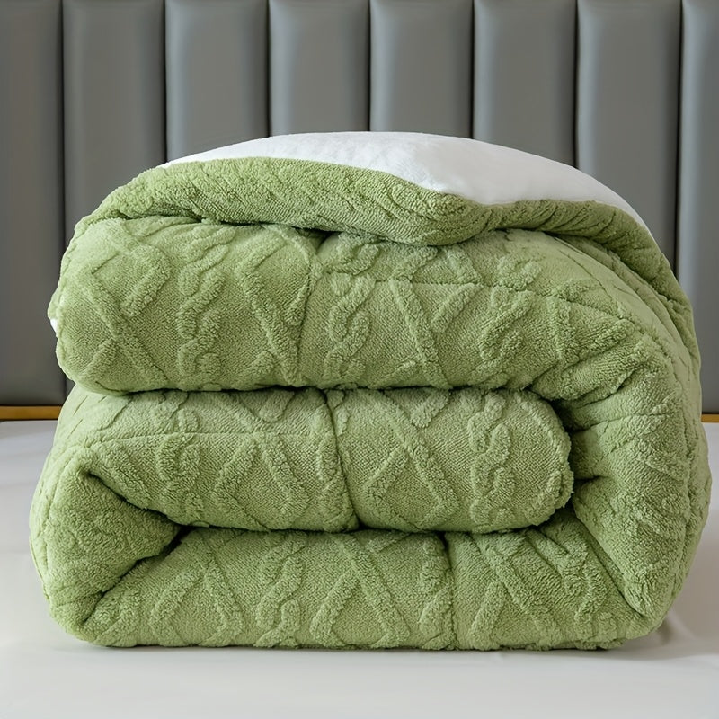 Quilted Jacquard Taffeta Comforter — Dulune