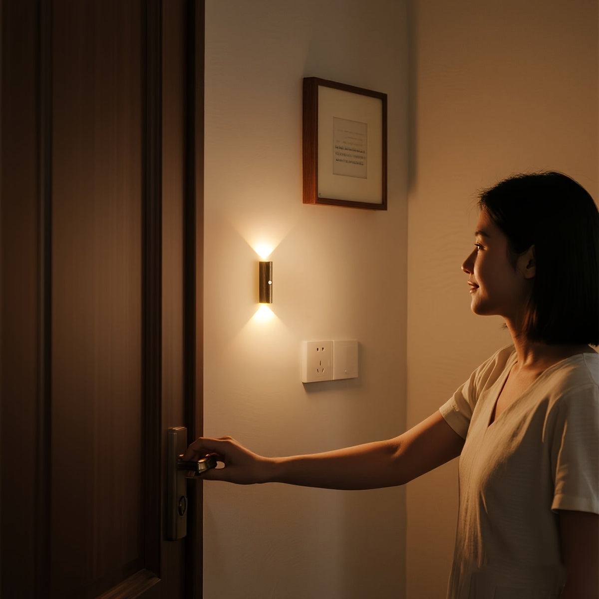 Rechargeable LED Motion Sensor Wall Sconce — Dulune