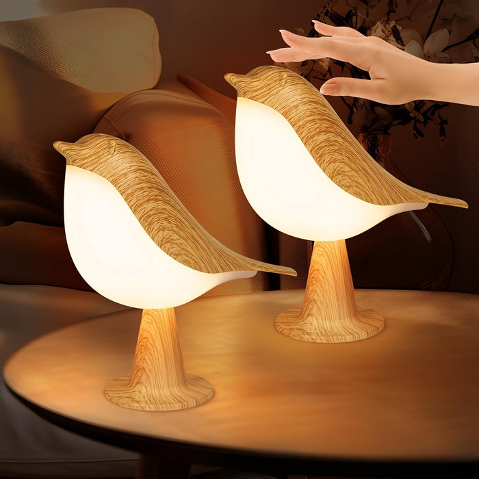 Touch Sensor Bird Night Light Lamp