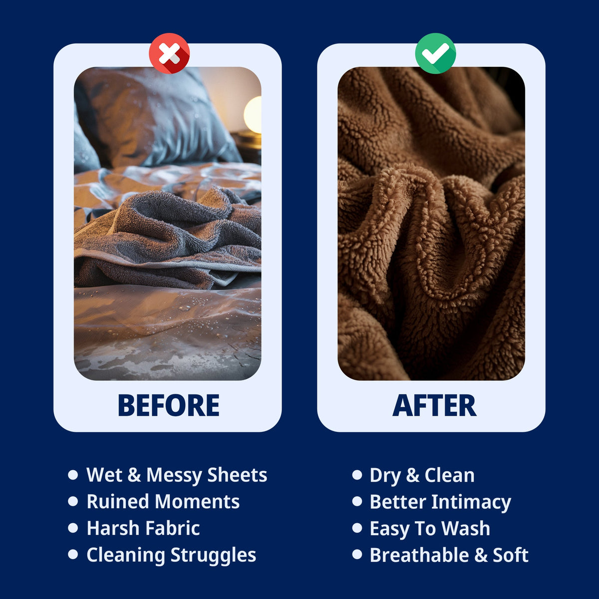 Waterproof Intimacy Blanket for Unmatched Comfort and Protection - Buy 1 Get 1 Free