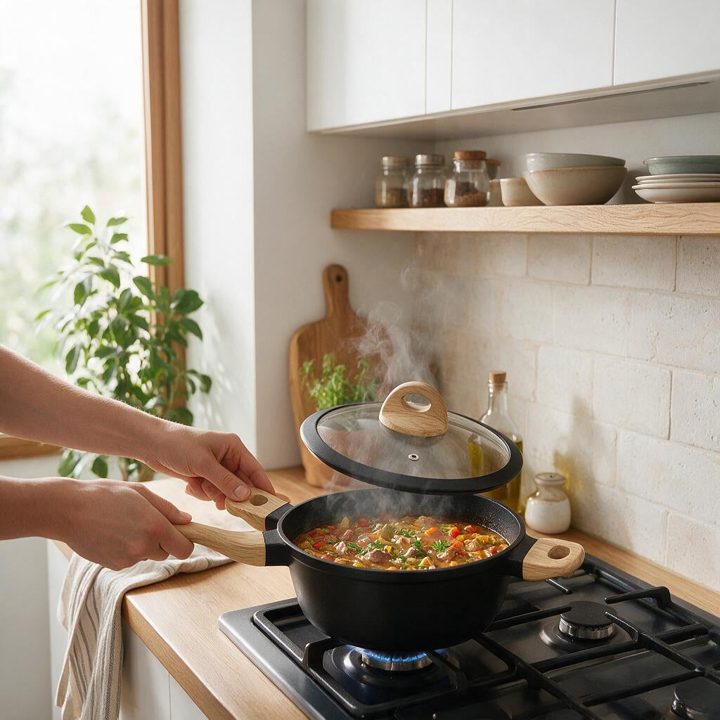 5-Piece Ceramic Nonstick Cookware Set — Dulune