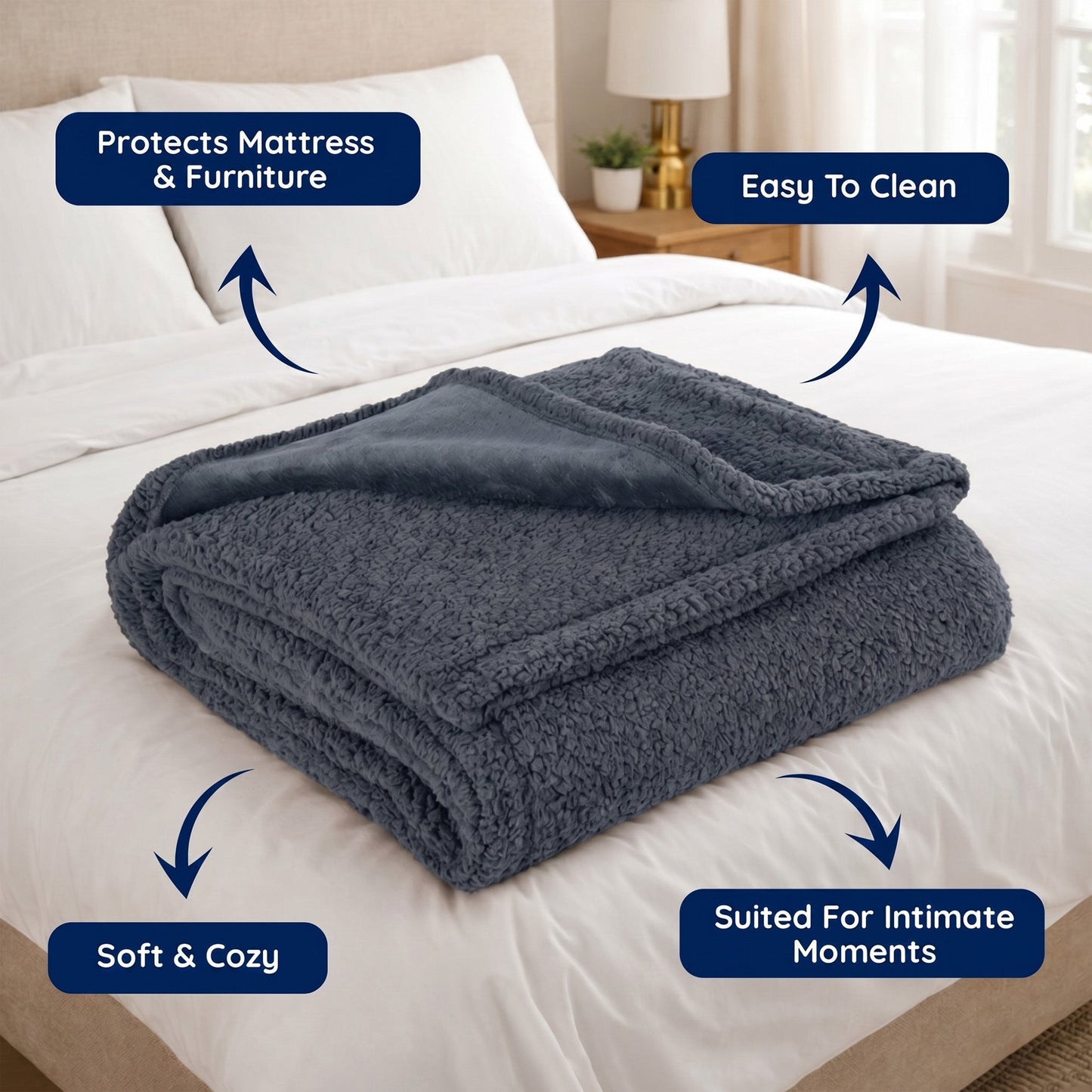 Waterproof Intimacy Blanket for Unmatched Comfort and Protection - Buy 1 Get 1 Free