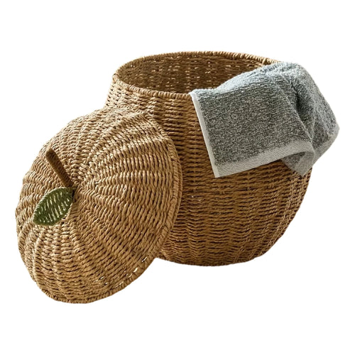Apple and Pear Shaped Storage Basket with Lid — Dulune