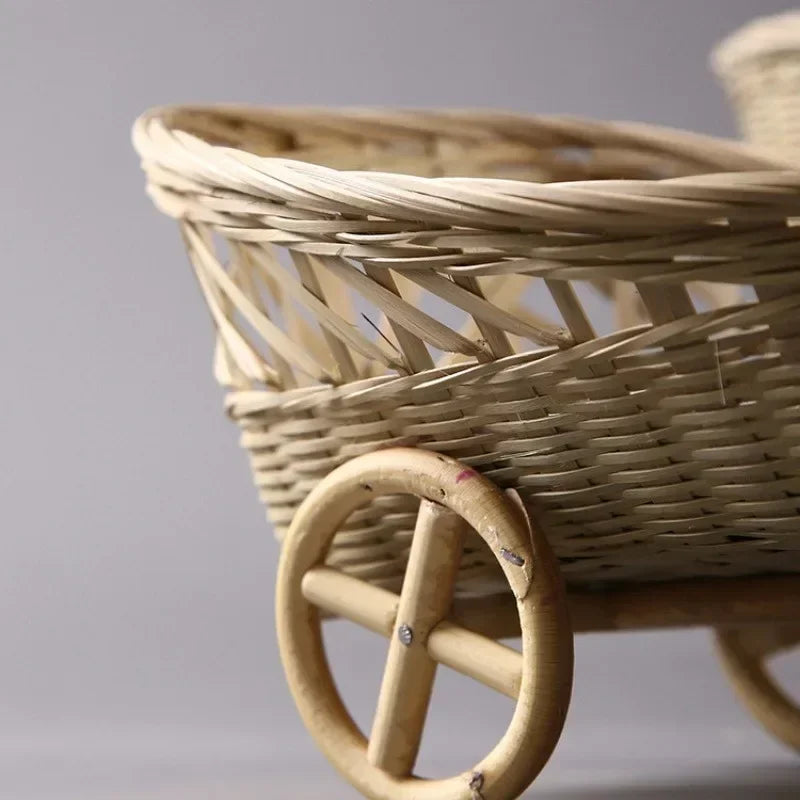 Bamboo Tricycle Decorative Basket — Dulune