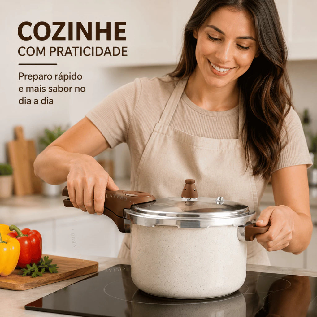 Ceramic Nonstick Pressure Cooker, 4.4 qt — Dulune