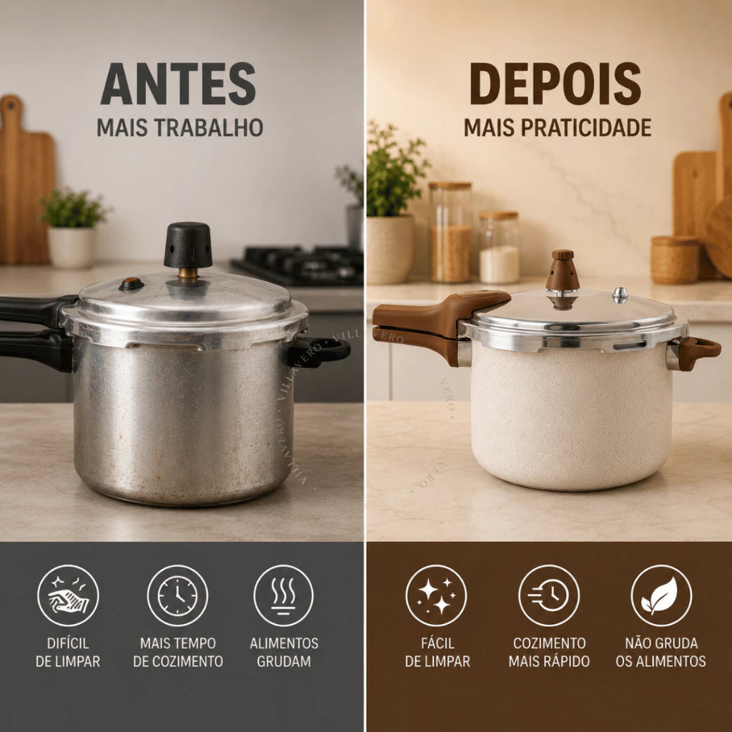 Ceramic Nonstick Pressure Cooker, 4.4 qt — Dulune