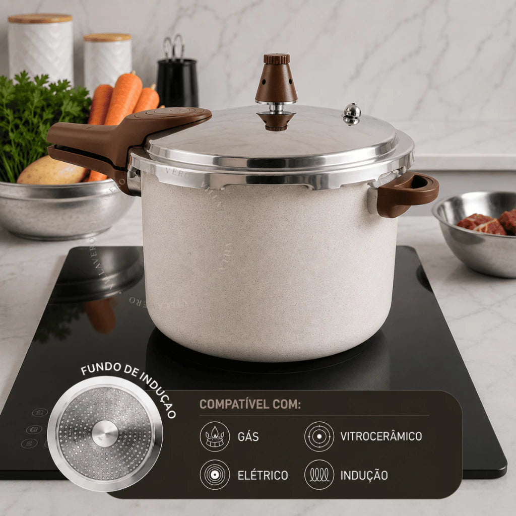 Ceramic Nonstick Pressure Cooker, 4.4 qt — Dulune