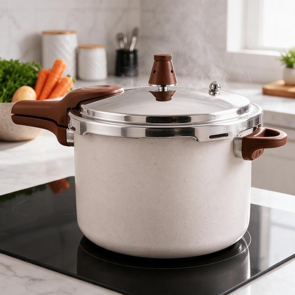 Ceramic Nonstick Pressure Cooker, 4.4 qt — Dulune