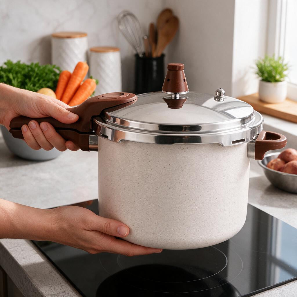 Ceramic Nonstick Pressure Cooker, 4.4 qt — Dulune
