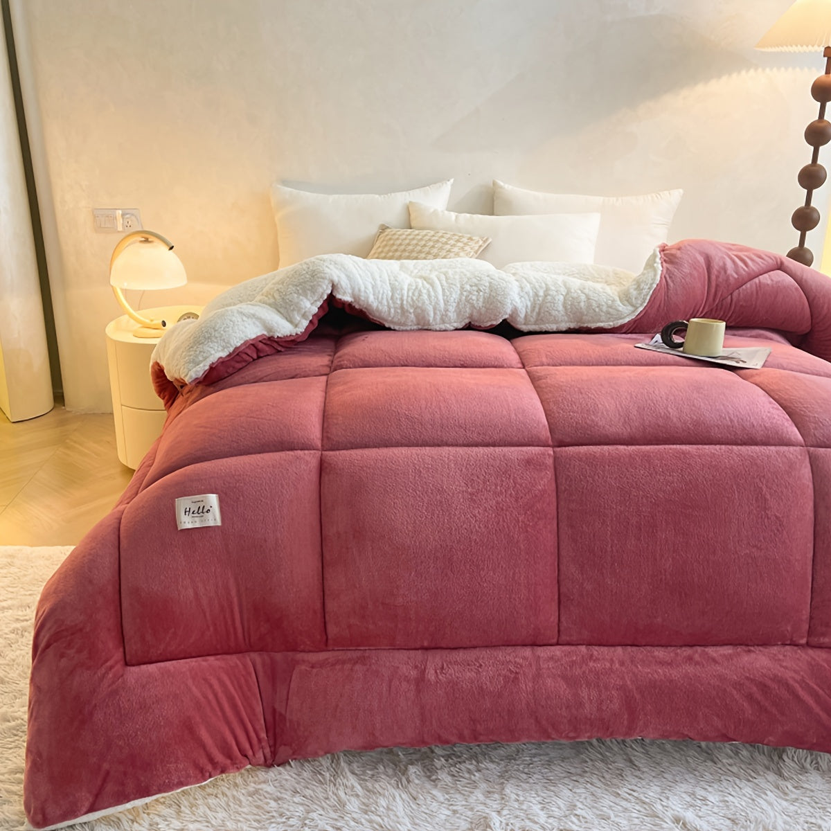 Double-Sided Lamb Fleece Comforter — Dulune