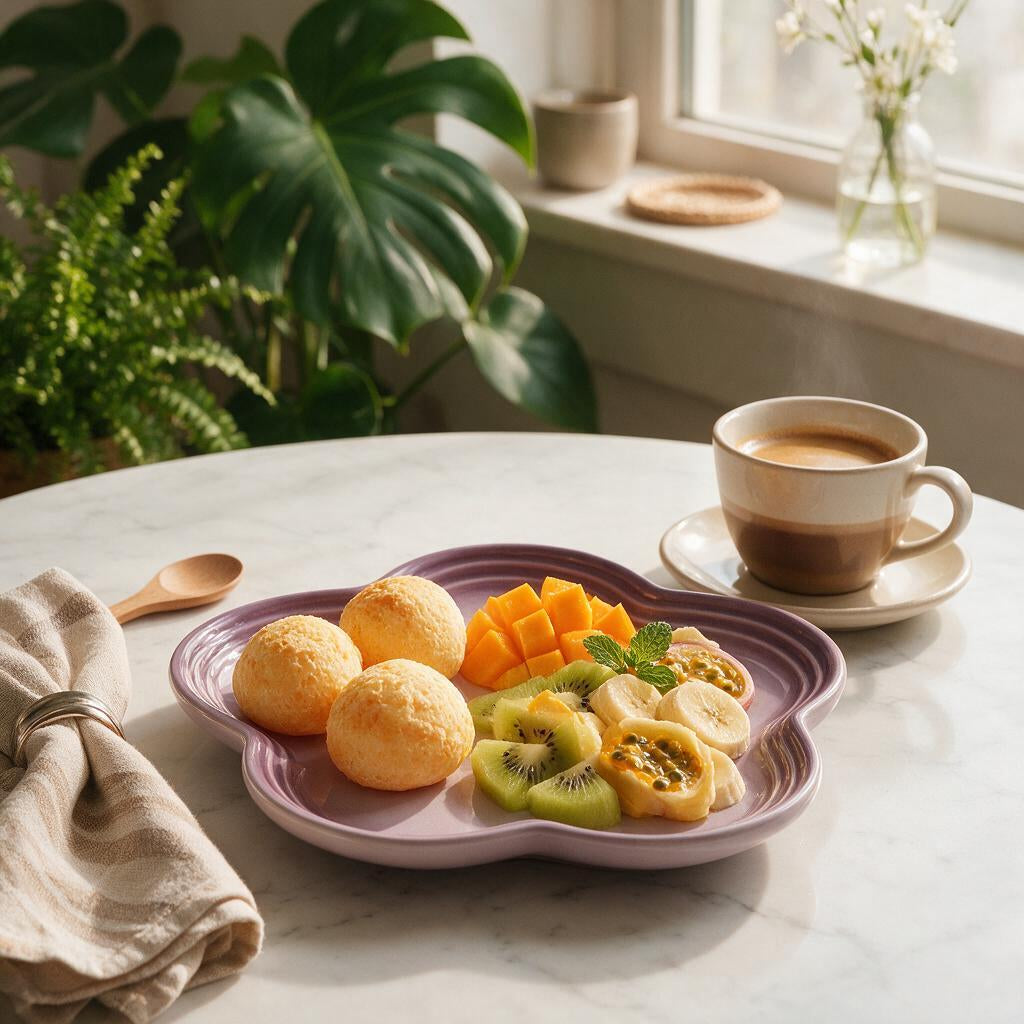 Floral Porcelain Dinner Plate, 9 in — Dulune