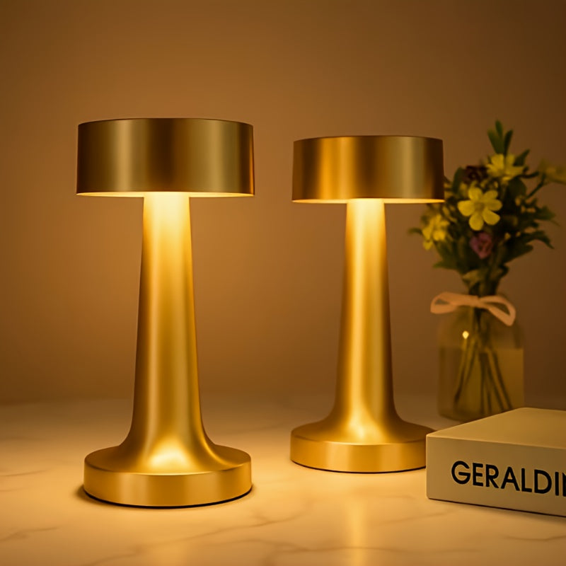 Gold Metal Touch Control Table Lamp — Dulune