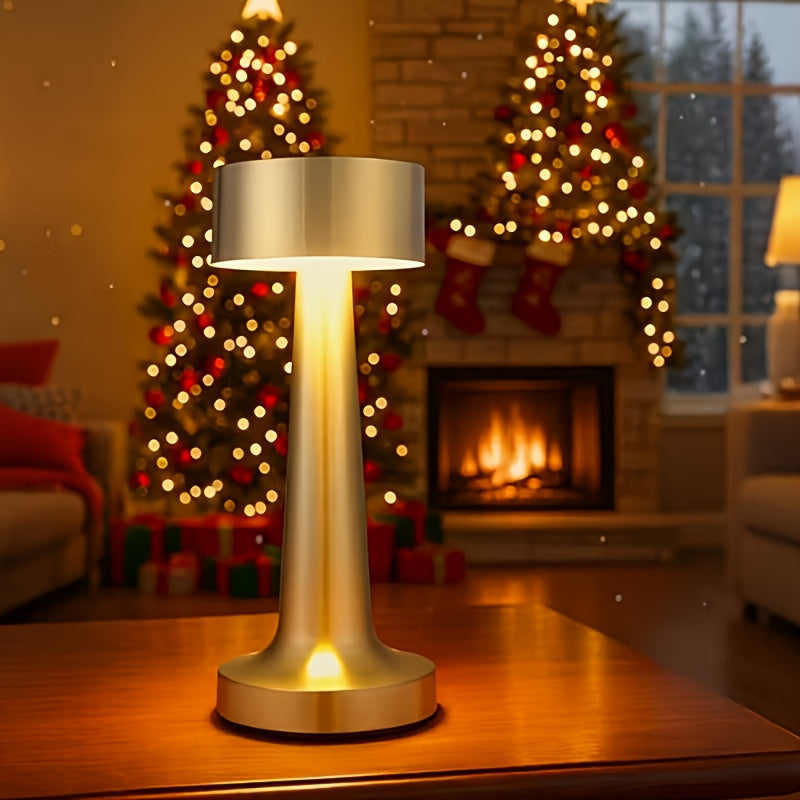 Gold Metal Touch Control Table Lamp — Dulune