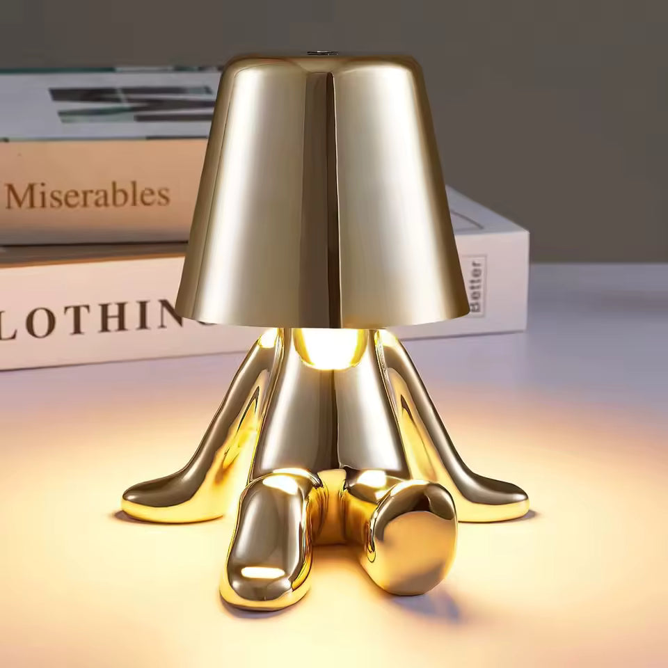 Gold Thinker LED Table Lamp — Dulune