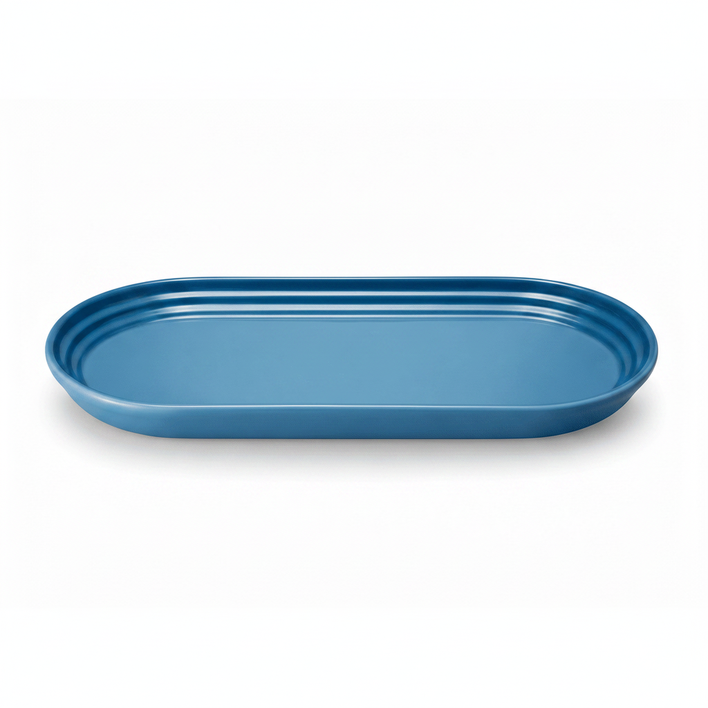 Handmade Ceramic Oval Serving Platter — Dulune