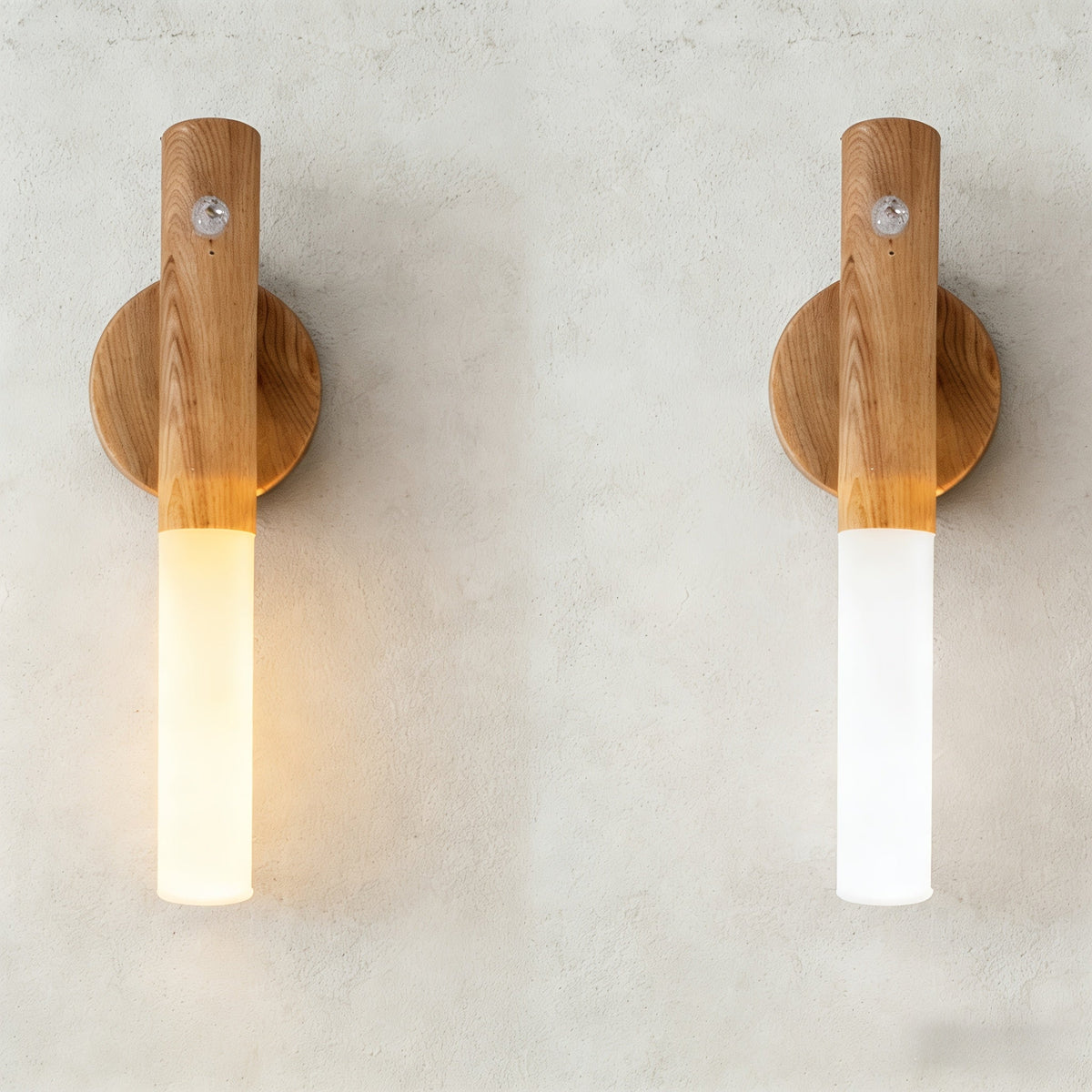 Magnetic LED Motion Sensor Wall Sconce, USB Rechargeable — Dulune