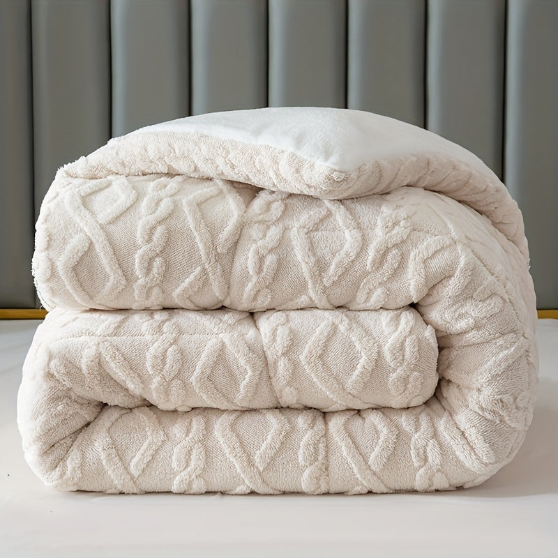 Quilted Jacquard Taffeta Comforter — Dulune