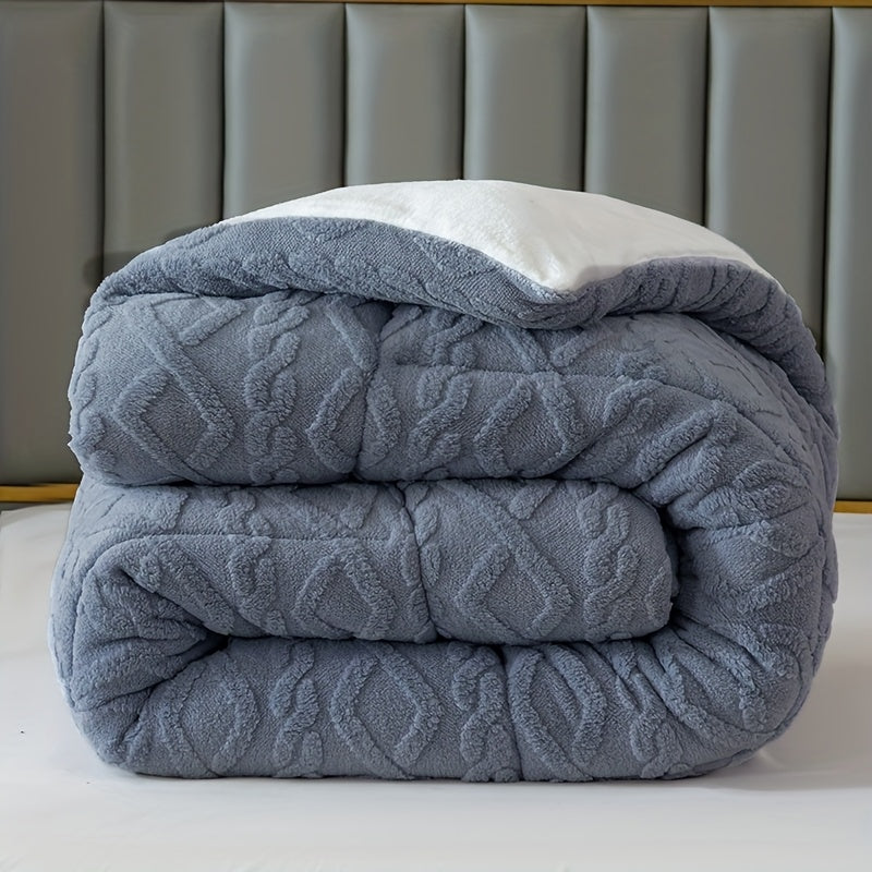 Quilted Jacquard Taffeta Comforter — Dulune