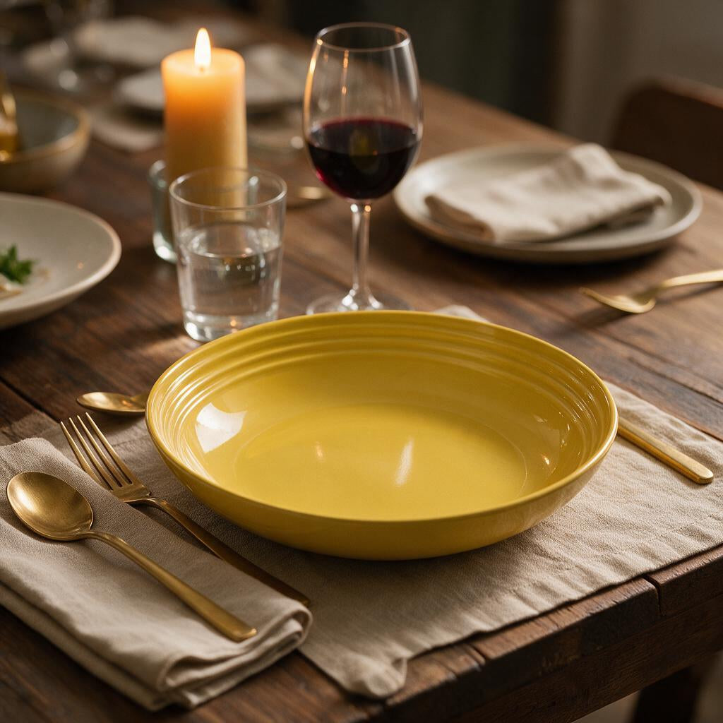 Retro Porcelain Plate, 8.7 in — Dulune