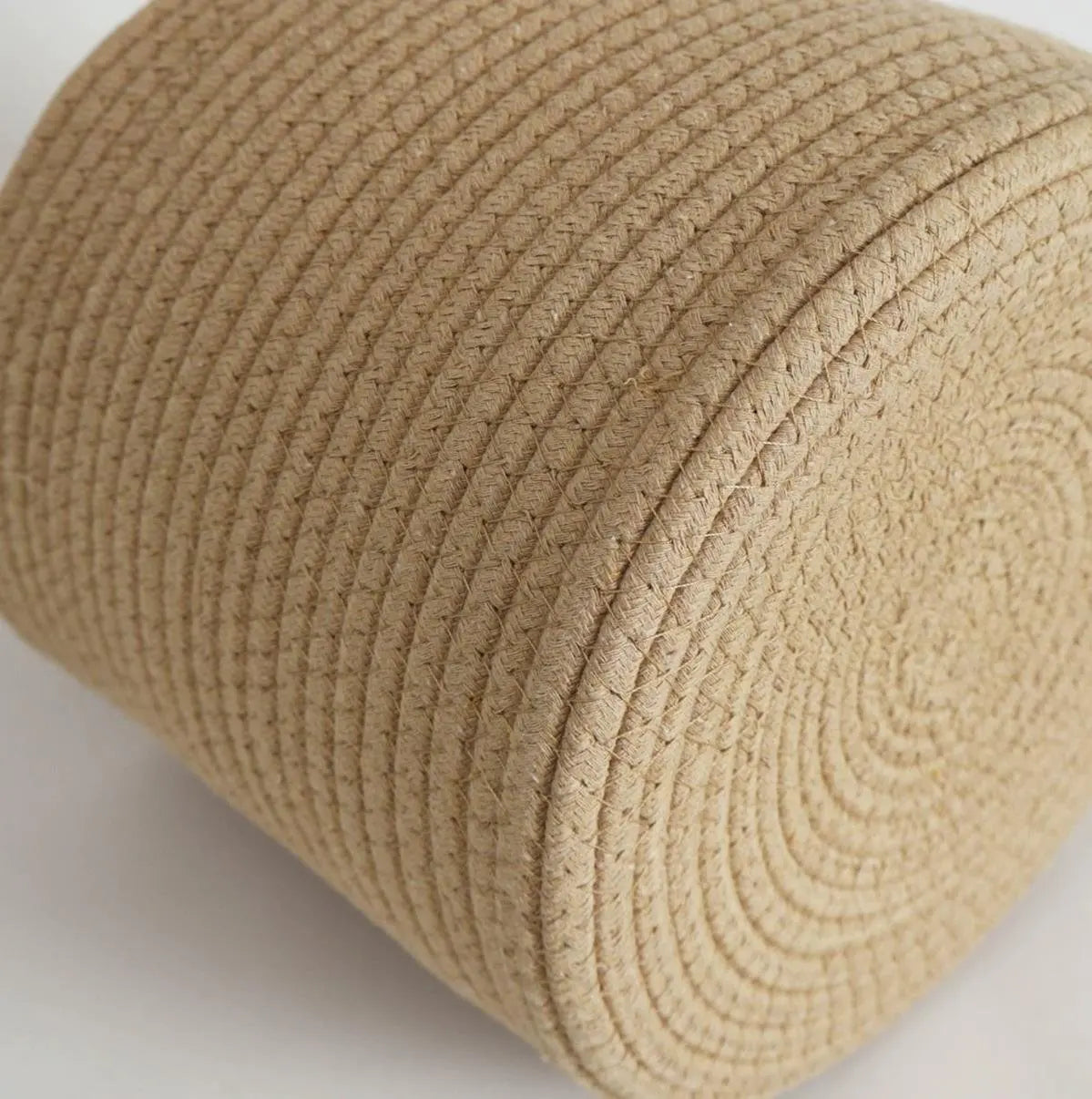 Round Cotton Rope Planter Basket — Dulune