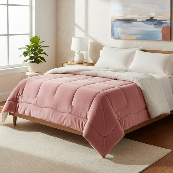 Thick Double-Sided Sherpa Comforter