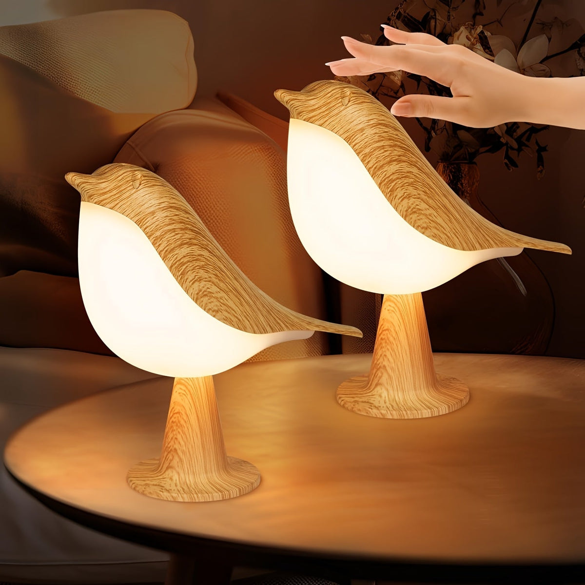 Touch Sensor Bird Night Light Lamp — Dulune