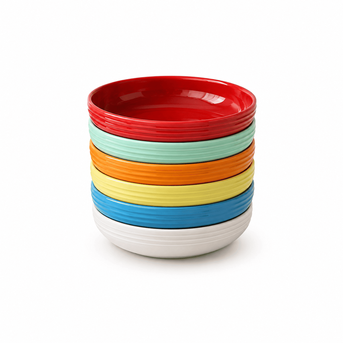 Underglaze Ceramic Pasta Bowls and Deep Plates — Dulune