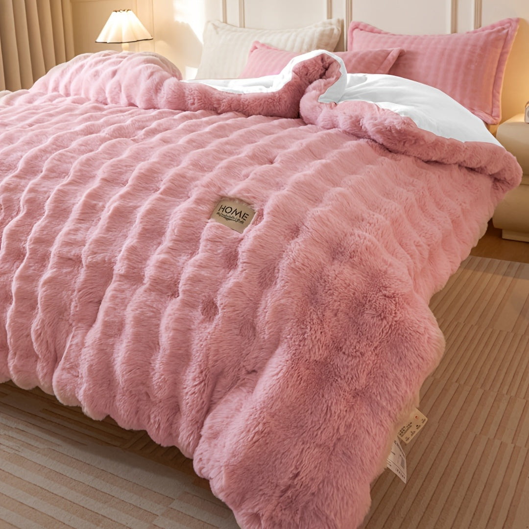 Warm Double-Sided Fleece Comforter — Dulune