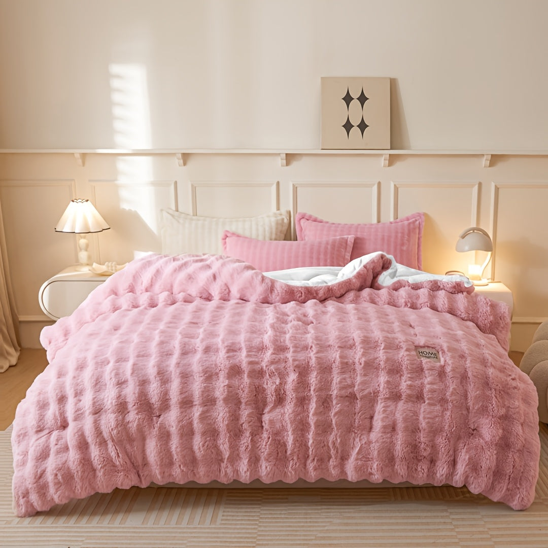 Warm Double-Sided Fleece Comforter — Dulune