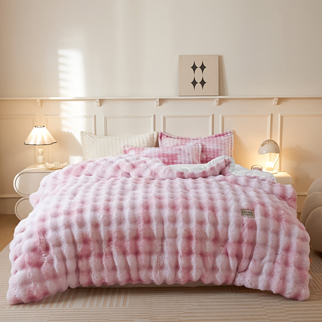 Warm Double-Sided Fleece Comforter — Dulune